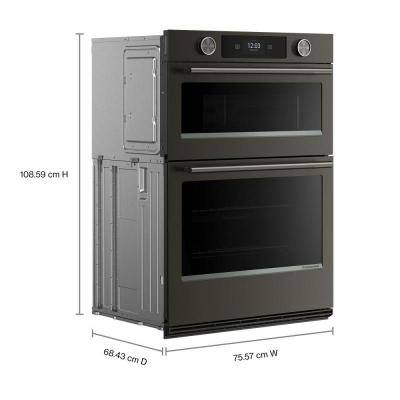 30" Kitchenaid Smart Electric Combo Wall Oven - KOEC930SBE