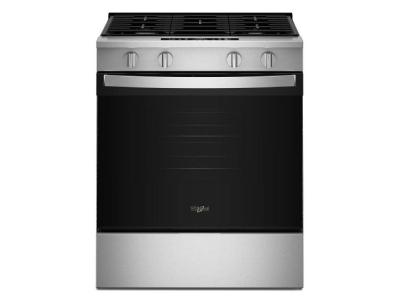 30" Whirlpool Gas Smart Range with No Preheat Mode and Steam Clean - WSGS3330TS