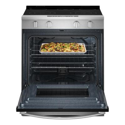 30" Whirlpool Electric Smart Range with No Preheat Mode and Steam Clean - YWSES3330TS