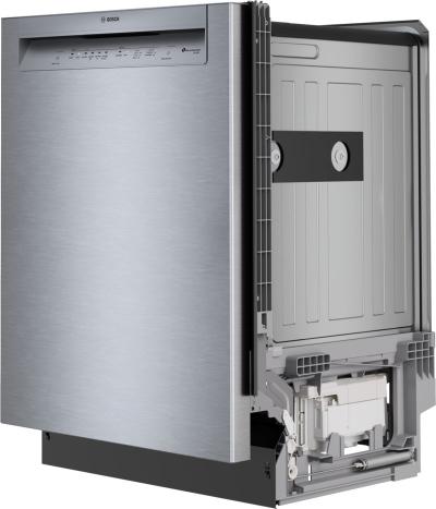 24" Bosch 100 Series Dishwasher in Brushed Steel Anti-Fingerprint - SHE2ADF5N
