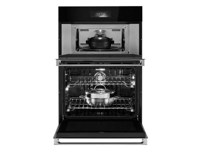30" Jenn-Air NOIR Microwave Combination Wall Oven with True Convection - JOECC730RM
