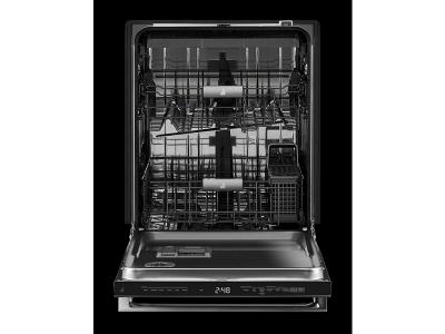 24" Jenn-Air NOIR Built-In Dishwasher with Precise Fit 3rd Rack for Cutlery - JDTS3924SM