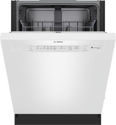 24" Bosch 100 Series Dishwasher in White - SHE2ADF2N