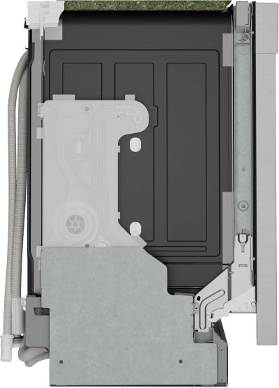 24" Bosch 100 Series Dishwasher in Stainless steel - SHE41D75UC