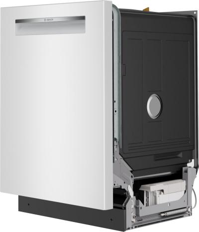 24" Bosch 300 Series Dishwasher in White - SHP53EM2N