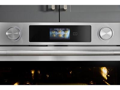 30" Kitchenaid Smart Electric Double Wall Oven with Intelligent Cooking Camera in Black Ore - KOED930SBE