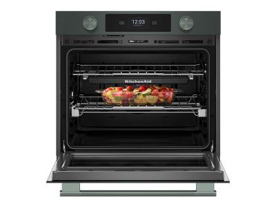30" Kitchenaid Smart Electric Single Wall Oven with Intelligent Cooking Camera in Juniper - KOES930SJP