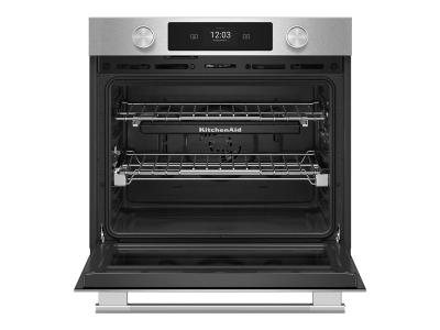 30" Kitchenaid Smart Electric Single Wall Oven with Intelligent Cooking Camera in PrintShield Finish - KOES930SPS
