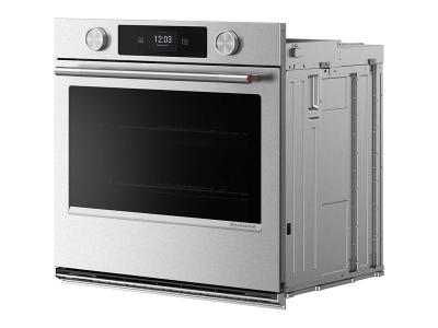 30" Kitchenaid Smart Electric Single Wall Oven with Intelligent Cooking Camera in PrintShield Finish - KOES930SPS