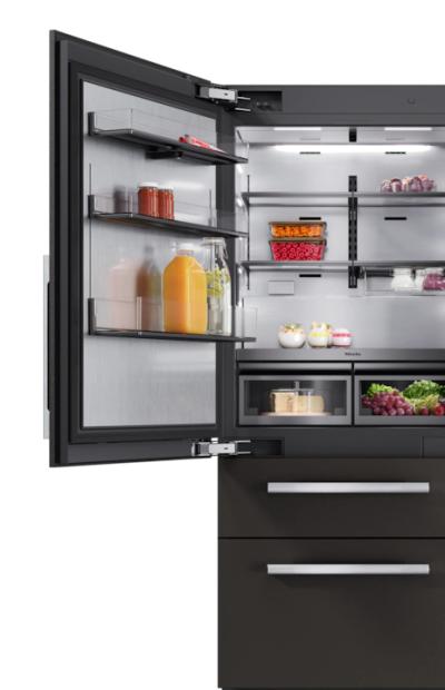 Miele Mastercool Bottom Mount Fridge Freezer With Left Hinge - KFMC 3846 L