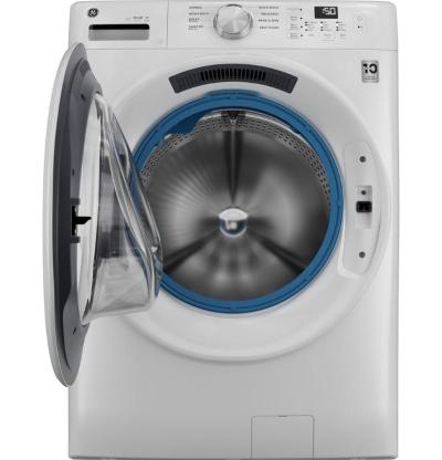 28" GE 5.3 cu. ft. Capacity Front Load Washer with UltraFresh Vent System White - GFW350SSYWW