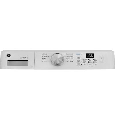 28" GE 5.3 cu. ft. Capacity Front Load Washer with UltraFresh Vent System White - GFW350SSYWW