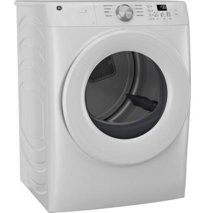28" GE 7.8 cu. ft. Capacity Front Load Electric Dryer  with Sanitize Cycle White - GFD35ESMYWW