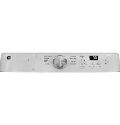28" GE 7.8 cu. ft. Capacity Front Load Electric Dryer  with Sanitize Cycle White - GFD35ESMYWW