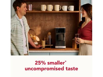 KitchenAid Fully Automatic Espresso Machine KF2 with grinder from Hot Espresso to Iced Coffee at Home - KES8453BM