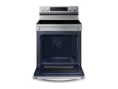 Samsung Electric Freestanding Range Fan Convection Oven with Air Fry 6.3 cu. ft.br - NE63F6510SR/AC