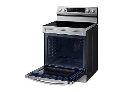 Samsung Electric Freestanding Range Fan Convection Oven with Air Fry 6.3 cu. ft.br - NE63F6510SR/AC