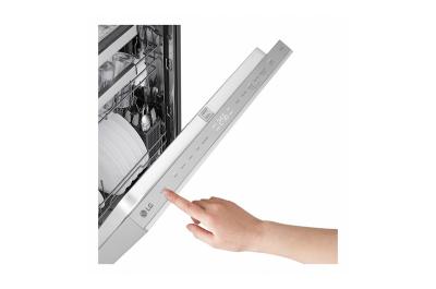 24" LG Floor Status Indicator Top Control FlushFit Dishwasher - LDNPQ555S
