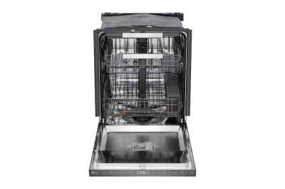 24" LG Floor Status Indicator Top Control FlushFit Dishwasher - LDNPQ555D