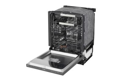 24" LG Floor Status Indicator Top Control FlushFit Dishwasher - LDNPQ555D