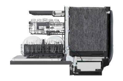 24" LG Floor Status Indicator Top Control FlushFit Dishwasher - LDNPQ555D