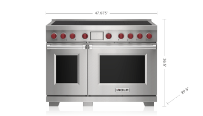 48" Wolf Professional Induction Range - IR48751/S/P