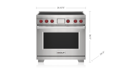 36" Wolf Professional Induction Range - IR36551/S/P