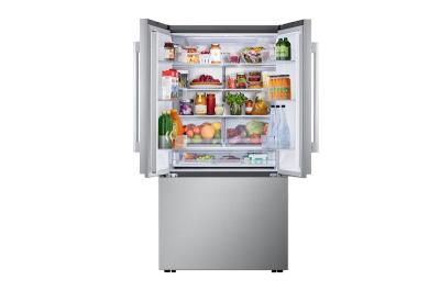 36" LG 25 Cu. Ft. Zero Clearance Counter-Depth MAX French 3-Door Refrigerator with Internal Water Dispenser Ice Maker - LF25BZH42S