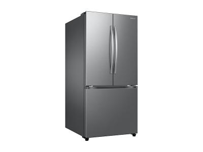 33" Samsung 25 Cu.Ft. RF50 Neo Bespoke AI 3-Door French Door Refrigerator - RF25C5A01SRAA