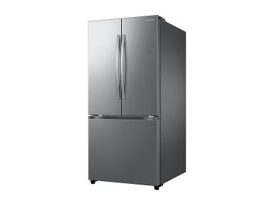 33" Samsung 25 Cu.Ft. RF50 Neo Bespoke AI 3-Door French Door Refrigerator - RF25C5A01SRAA