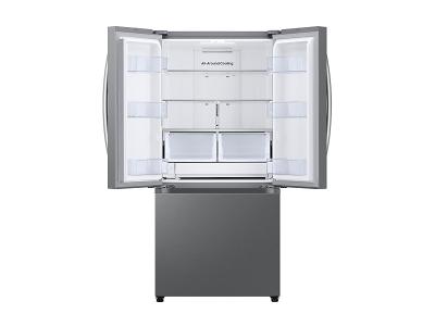 33" Samsung 25 Cu.Ft. RF50 Neo Bespoke AI 3-Door French Door Refrigerator - RF25C5A01SRAA