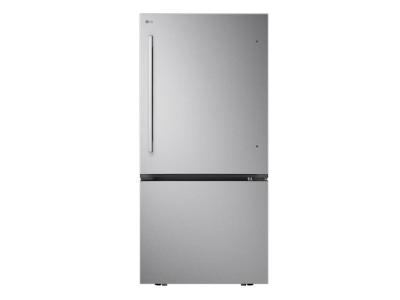 33" LG 26 Cu. Ft. Standard-Depth Bottom Freezer Refrigerator with Ice Maker - LB26H2200S