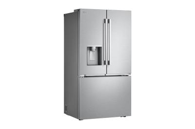 36" LG 31 Cu. Ft. Standard-Depth MAX French 3-Door Refrigerator with Ice and Water Dispenser Dual Ice Maker - LF31WSH63S