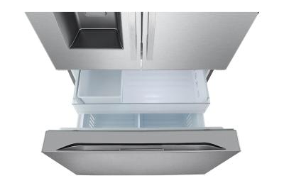 36" LG 31 Cu. Ft. Standard-Depth MAX French 3-Door Refrigerator with Ice and Water Dispenser Dual Ice Maker - LF31WSH63S