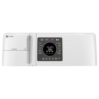 28" Profile 5.3 Cu. Ft. UltraFast Combo Ventless Heat Pump Technology Washer/Dryer in White - PFQ83HSSWWW