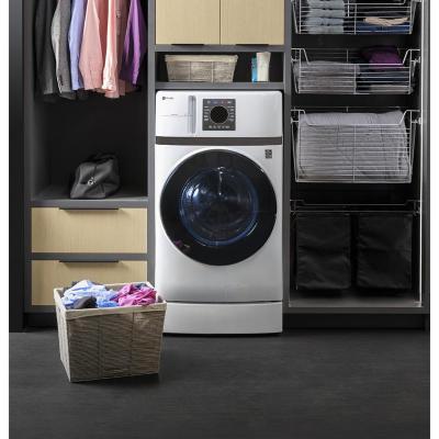 28" Profile 5.3 Cu. Ft. UltraFast Combo Ventless Heat Pump Technology Washer/Dryer in White - PFQ83HSSWWW