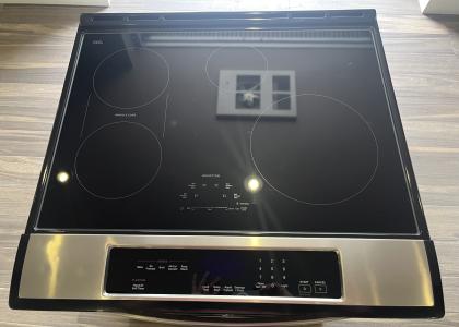 30" Whirlpool Freestanding Induction Range with No Preheat Air Fry - WSIS5030RZ