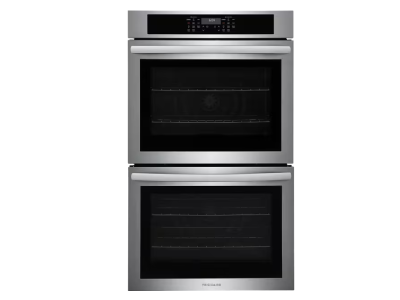 30" Frigidaire 10.6 Cu. Ft. Electric Double Wall Oven in Stainless Steel - FCWD3030AS