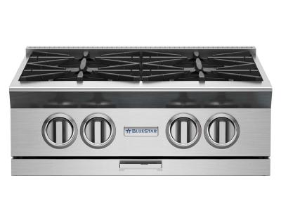 24" Blue Star Platinum Series Gas Rangetop in Liquid Propane - BSPRT244BLPLT