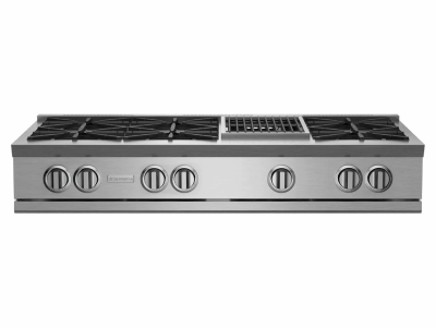 48" BlueStar RNB Liquide Propane Rangetop with 12 Charbroiler - RGTNB486CBV2L