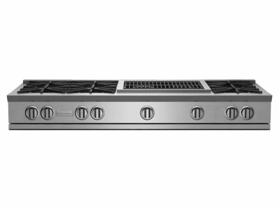60" Blue Star RNB Liquide Propane Rangetop with 24" Charbroiler - RGTNB606CBV2L