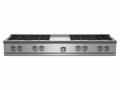 60" BlueStar RNB Liquide Propane Rangetop with 12" Griddle - RGTNB608GV2L