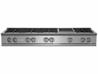 60" Blue Star RNB Liquid Propane Rangetop with 8 Open Burners - RGTNB608CBV2LPLT