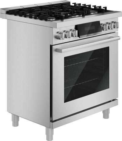 30" Bosch 800 Series Gas Freestanding Range in Stainless Steel - HGS8057UC