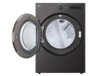 27" LG 5.8 Cu.Ft. Front Load Washer and 7.4 Cu. Ft. TurboSteam AI Dryer - WM6500HBA-DLEX6500B