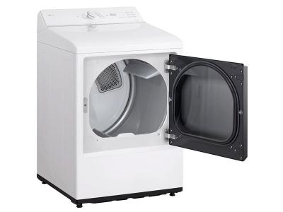 27" LG 5.8 Cu. Ft. Top Load Washer and 7.3 Cu. Ft. Front Load Dryer - WT8200CW-DLE8200W