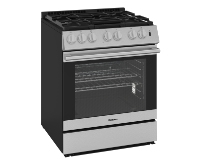 30" Blomberg 5.2 Cu. Ft. Full Depth Slide-In Gas Range - BGR30524SS