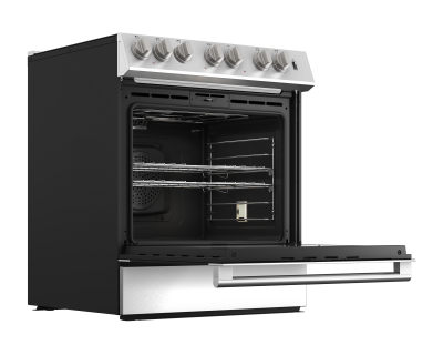 30" Blomberg 5.2 Cu. Ft. Full Depth Slide-In Electric Range - BERC30524SS