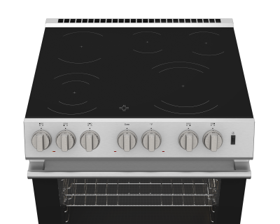 30" Blomberg 5.2 Cu. Ft. Full Depth Slide-In Electric Range - BERC30524SS
