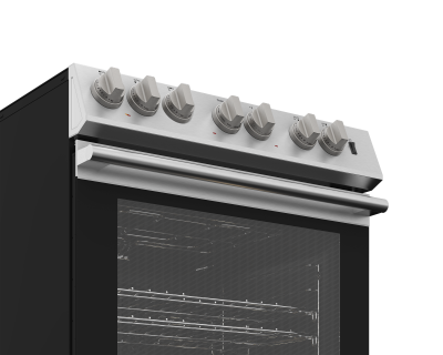30" Blomberg 5.2 Cu. Ft. Full Depth Slide-In Electric Range - BERC30524SS